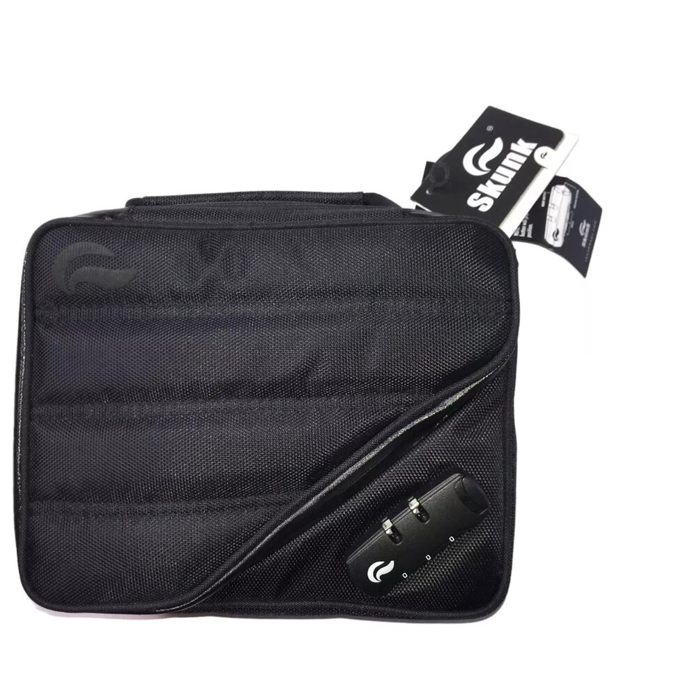 SKUNK Pilot Case Smell Proof, Water Proof, w/ Combination Lock, Black, NEW NWT